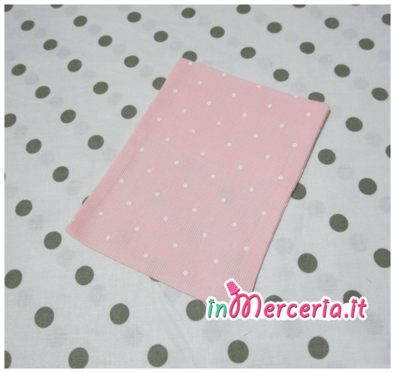 Sacchettini bomboniere portaconfetti rosa pois