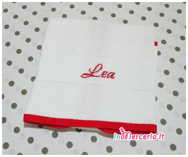 Set asilo - Sacchetto, asciugamani e bavaglie per Lea