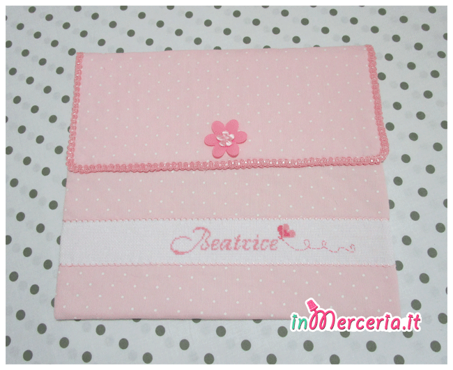 Buste trapuntate nascita e asilo per Beatrice