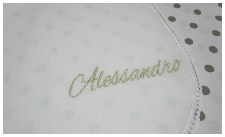 Camicina battesimo in cotone per Alessandro