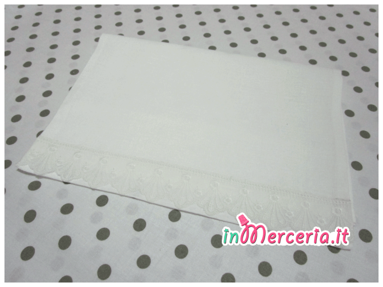 Set Lenzuolino neonato bianco con stelle per Chiara