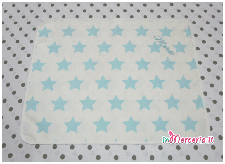 Set asilo - Asciugamano. tovaglietta e bavaglia per Mario