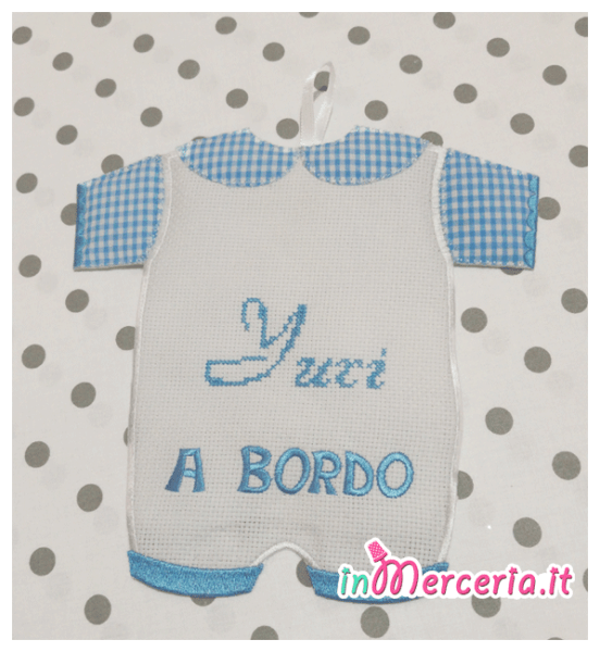 Fiocco nascita tutina per Yuri