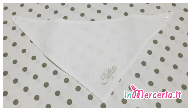 Bavetta bandana in lino per Sofia