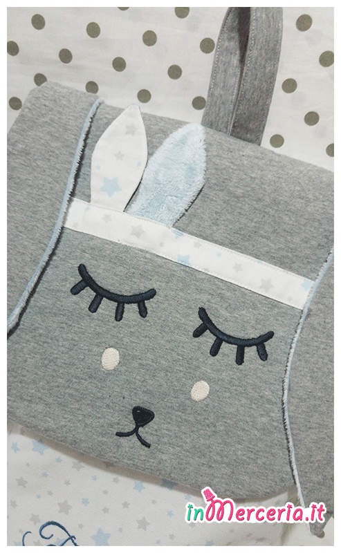 Sacco zaino coniglio indiano per Federico