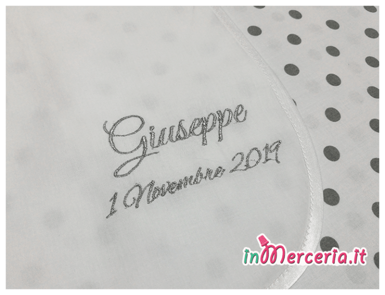 Camicina battesimo in cotone per Giuseppe