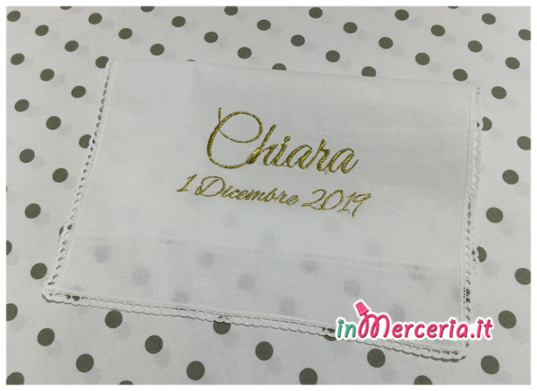 Set nascita - Sacco zaino, asciugamano battesimo e maglietta auto bimba a bordo per "Chiara"