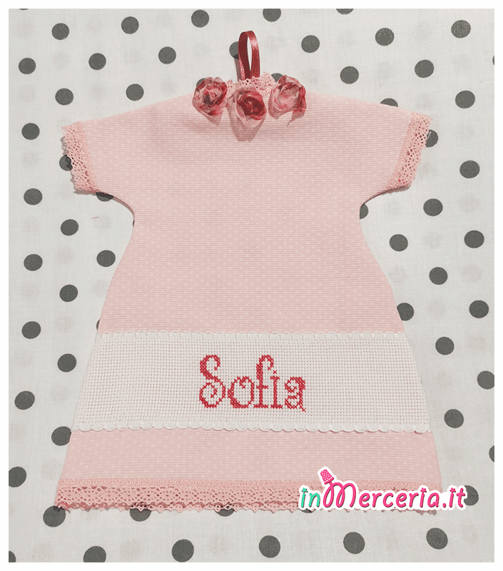 Set Natale - Bavetta, maglietta auto e calza della befana per Sofia
