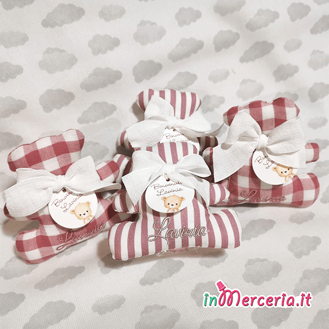 Bomboniere orsetto teddy con Lavinia