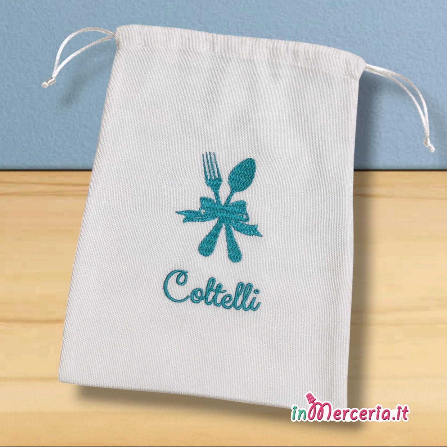 Sacchetti porta posate forchetta cucchiaio coltelli cucchiaini