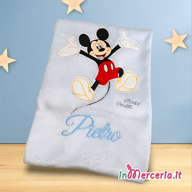 Copertina Mickey Mouse con nome Pietro